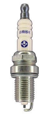 Brisk Silver Racing Spark Plugs DR12YS Plugs, Racing, Silver, 14mm Thread Size, 19mm Reach, Gasket Seat, 12 Heat Range, Resistor, Each thumbnail 2