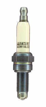 Brisk Premium LGS Spark Plugs AOR14LGS Plugs, LGS, Silver, 10mm Thread Size, 19mm Reach, Gasket Seat, Resistor, Each thumbnail 1