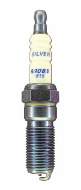 Brisk Silver Racing Spark Plugs RR08S Plugs, Racing, Silver, 14mm Thread Size, 26.5mm Reach, Tapered Seat, 8 Heat Range, Resistor, Each thumbnail 1
