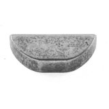 Jesel Woodruff Key Adapters KEY-34250 Adapter, Short, 0 Degree, 1/8 in. x 1/2 in., Steel, Natural, Each thumbnail 2