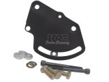 KRC Power Steering Pump Brackets 31410000 Bracket, Pump, Aluminum, Black Anodized, Cylinder Head Mount, Driver Side, SB Chevy, Each thumbnail 1