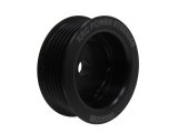 KRC Power Steering R-LOK Crankshaft Pulleys 38225000 Pulley, R-LOK, Crankshaft, Serpentine, 6-Groove, 2.5 in., Aluminum, Black, Each thumbnail 2