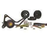 KRC Power Steering Serpentine Pulley Kits 37453000 CHEVROLET 25% PRO SERIES WATER PUMP ONLY DRIVE KIT WITH IDLER/TENSIONER thumbnail 1