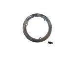 KRC Power Steering HTD Pulley Rock Guards 89008040 Guard, 3-Bolt, Aluminum, Natural, Each thumbnail 2