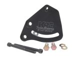 KRC Power Steering Pump Brackets 31415000 Bracket, Pump, Aluminum, Black Anodized, Block Mount, Driver Side, Small Block Chevy, Each thumbnail 1