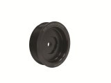 KRC Power Steering R-LOK Crankshaft Pulleys 38235000 Pulley, R-LOK, Crankshaft, Serpentine, 6-Groove, 3.50 in., Aluminum, Black, Chevy, Each thumbnail 1