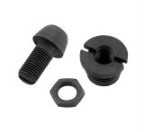 Lakewood Adjustable Clutch Fork Pivot Balls 15501 Ball, Adjustable, Steel, Black Oxide, Chevy/Pontiac/Olds, Most Applications, Each thumbnail 1