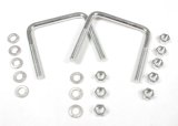 Lakewood Replacement Traction Bar U-Bolt Kits 20570 U-Bolts with Nuts/Washers, Replacement, Slapper/Traction Bars, 3/8 in. Dia., 3 1/2 in. Center to Center, Pair thumbnail 1