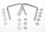 Lakewood Replacement Traction Bar U-Bolt Kits 20570 U-Bolts with Nuts/Washers, Replacement, Slapper/Traction Bars, 3/8 in. Dia., 3 1/2 in. Center to Center, Pair thumbnail 2