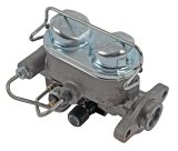 LEED Brakes Manual Dual-Bowl Master Cylinder Upgrade Kits FC0045HK Brake Cylinder, 4-Wheel Drum, Upgrade, 1.00 in. Bore, Cast Iron, Natural, Reservoir, Edsel, Ford, Mercury, Kit thumbnail 1