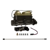 LEED Brakes Manual Dual-Bowl Master Cylinder Upgrade Kits FC0025HK Brake Cylinder, Upgrade, 1.000 in. Bore, Cast Iron, Natural, Reservoir, Edsel, Ford, Mercury, Kit thumbnail 3