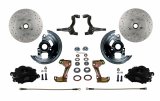 LEED Brakes Front Disc Brake Conversion Kits BFC1002SMX Kit, Conversion, Cross-Drilled/Slotted Rotors, Vented, Cast Iron Calipers, Black Powdercoated, Stock Ride Height, 5 x 4.75 in., Kit thumbnail 8