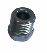 LEED Brakes Inverted Flare Tube Nut Fittings FT9161814 Nuts, 9/16-18 in. Flare, 1/4 in. Tube, Steel, Each thumbnail 1