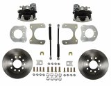 LEED Brakes Rear Disc Brake Conversion Kits RC4001 Kit, Conversion, Solid Surface Rotors, Zinc Plated Calipers, Chrysler, Dodge, Plymouth, , 8-1/4 & 9-1/4 Axles Only, Kit thumbnail 3