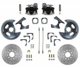 LEED Brakes Rear Disc Brake Conversion Kits RC1001X Kit, Conversion, Cross-drilled/Slotted Rotors, Zinc Plated Calipers, Buick, Chevy, GMC, Oldsmobile, Pontiac, Kit thumbnail 5