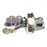 LEED Brakes Master Cylinder and Brake Booster Combos 3Q1A1 9 in. Booster, Zinc, Firewall Mount, Dual Bowl Cylinder, Cast iron, Natural, Non-Adjustable Proportioning Valve, Disc/Drum, Kit thumbnail 2