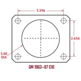 LEED Brakes Rear Disc Brake Conversion Kits RC6002 Brakes, Rear, 11.53 in. Diameter Rotors, 5 x 5 in. Bolt Pattern, Chevy, GMC, Kit thumbnail 1