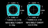 LEED Brakes Rear Disc Brake Conversion Kits RRC1001X Kit, Conversion, Cross-drilled/Slotted Rotors, Red Powdercoated Calipers, Buick, Chevy, GMC, Oldsmobile, Pontiac, Kit thumbnail 9