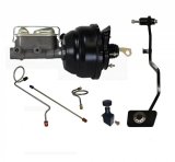 LEED Brakes Power Brake Quick Install Kits for 1967-1970 COUGAR, MUSTANG - FC0008HK 8 in. Booster, Black, Firewall Mount, Dual Bowl Master Cylinder, Cast iron, Natural, Adjustable Proportioning Valve, Disc/Drum or Disc/Disc, Kit thumbnail 4