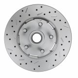 LEED Brakes Front Disc Brake Conversion Kits FC2002-8405X Kit, Conversion, Power Assist, Cross-Drilled/Slotted Rotors, Cast Iron Calipers, Zinc Plated, 5 x 4.50 in. Bolt Pattern, Kit thumbnail 2