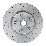 LEED Brakes Front Disc Brake Conversion Kits FC2002-8405X Kit, Conversion, Power Assist, Cross-Drilled/Slotted Rotors, Cast Iron Calipers, Zinc Plated, 5 x 4.50 in. Bolt Pattern, Kit thumbnail 3