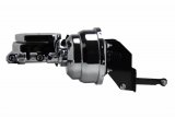 LEED Brakes Master Cylinder and Brake Booster Combos A96 8 in. Booster, Chrome, Firewall Mount, Dual Bowl Cylinder, Aluminum, Chrome, Disc/Drum or Disc/Disc, Kit thumbnail 1