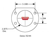LEED Brakes Rear Disc Brake Conversion Kits RC3001 Kit, Conversion, Solid Surface Rotors, Zinc Plated Calipers, Jeep, Kit thumbnail 3