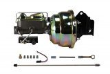 LEED Brakes Power Brake Quick Install Kits FC0024HK 8 in. Booster, Zinc, Firewall Mount, Dual Bowl Master Cylinder, Cast iron, Natural, Adjustable Proportioning Valve, Edsel, Ford, Mercury, Kit thumbnail 1