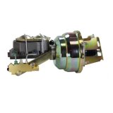 LEED Brakes Master Cylinder and Brake Booster Combos 3M1A1 8 in. Booster, Zinc, Firewall Mount, Dual Bowl Cylinder, Cast iron, Natural, Non-Adjustable Proportioning Valve, Disc/Drum, Kit thumbnail 4