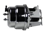 LEED Brakes Master Cylinder and Brake Booster Combos 4L6B4 7 in. Booster, Chrome, Firewall Mount, Dual Bowl Cylinder, Aluminum, Chrome, Non-Adjustable Proportioning Valve, Disc/Disc, Kit thumbnail 1