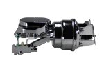 LEED Brakes Master Cylinder and Brake Booster Combos 4L6B4 7 in. Booster, Chrome, Firewall Mount, Dual Bowl Cylinder, Aluminum, Chrome, Non-Adjustable Proportioning Valve, Disc/Disc, Kit thumbnail 2