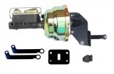 LEED Brakes Master Cylinder and Brake Booster Combos A84 8 in. Booster, Zinc, Firewall Mount, Dual Bowl Cylinder, Cast iron, Natural, Disc/Drum or Disc/Disc, Kit thumbnail 1