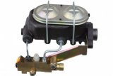 LEED Brakes Master Cylinder and Brake Booster Combos H61A1 7 in. Booster, Zinc, Firewall Mount, Dual Bowl Cylinder, Cast iron, Natural, Non-Adjustable Proportioning Valve, Disc/Drum, Kit thumbnail 5