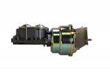 LEED Brakes Master Cylinder and Brake Booster Combos H61A1 7 in. Booster, Zinc, Firewall Mount, Dual Bowl Cylinder, Cast iron, Natural, Non-Adjustable Proportioning Valve, Disc/Drum, Kit thumbnail 9