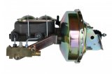 LEED Brakes Master Cylinder and Brake Booster Combos 1E1A3 9 in. Booster, Zinc, Firewall Mount, Dual Bowl Cylinder, Cast iron, Natural, Non-Adjustable Proportioning Valve, Disc/Disc, Kit thumbnail 7