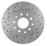 LEED Brakes Rear Disc Brake Conversion Kits for 1970-1981 CAMARO, FIREBIRD - RC1003X Kit, Conversion, Cross-drilled/Slotted Rotors, Zinc Plated Calipers, Chevy, Pontiac, Kit thumbnail 3