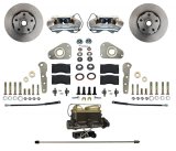 LEED Brakes Front Disc Brake Conversion Kits FC0025-405 Kit, Conversion, Manual, Solid Surface Rotors, Cast Iron Calipers, Zinc Plated, 5 x 4.50 in. Bolt Pattern, Edsel, Ford, Mercury, Kit thumbnail 2