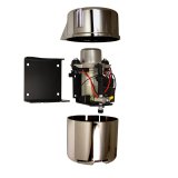 LEED Brakes Bandit Electric Vacuum Pump Kits VP001C Pump, Street, Electric, Chrome Housing, 25 hg Max Vacuum, 12 V DC, Hose Included, Universal, Kit thumbnail 3