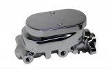 LEED Brakes Master Cylinder and Brake Booster Combos H96B2 8 in. Booster, Chrome, Firewall Mount, Dual Bowl Cylinder, Aluminum, Chrome, Non-Adjustable Proportioning Valve, Disc/Drum, Kit thumbnail 6