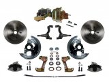 LEED Brakes Front Disc Brake Conversion Kits FC1002-M1A1 Kit, Conversion, Power Assist, Solid Surface Rotors, Cast Iron Calipers, Zinc Plated, Stock Ride Height, 5 x 4.75 in., Kit thumbnail 2