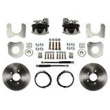 LEED Brakes Rear Disc Brake Conversion Kits for 1979-1986 CAPRI, MUSTANG - RC0012 Kit, Drum to Conversion, Single Piston, Solid Surface Vented Rotors, 5-Lug, Zinc Plated Calipers, Ford, Kit thumbnail 2