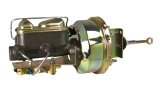 LEED Brakes Master Cylinder and Brake Booster Combos for 1964-1966 MUSTANG - 5H473 7 in. Booster, Zinc, Firewall Mount, Dual Bowl Cylinder, Cast iron, Natural, Non-Adjustable Proportioning Valve, Disc/Disc, Kit thumbnail 1
