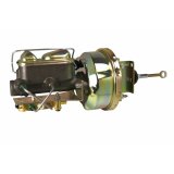 LEED Brakes Master Cylinder and Brake Booster Combos for 1964-1966 MUSTANG - 5H473 7 in. Booster, Zinc, Firewall Mount, Dual Bowl Cylinder, Cast iron, Natural, Non-Adjustable Proportioning Valve, Disc/Disc, Kit thumbnail 2
