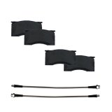 LEED Brakes MaxGrip Lite Caliper Upgrade Kits BCC0005 Kit, Max Grip Caliper, Pad and Hose Kit, Aluminum, Black, Ford, Each thumbnail 2