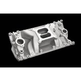 Professional Products CrossWind Vortec Intake Manifolds 52028 Manifold, CrossWind, Carbureted, Aluminum, Natural, Chevy, Small Block, Each thumbnail 2