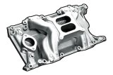 Professional Products CrossWind Intake Manifolds 55026 Manifold, CrossWind, Carbureted, Aluminum, Natural, Chrysler, Dodge, Plymouth, Small Block, Each thumbnail 2