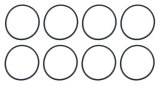 Professional Products Replacement Intake Manifold O-Ring Kits 52092 Gaskets, Manifold, O-ring Seals, Stock Ports, 8-piece, Chevy, LS3, Kit thumbnail 2