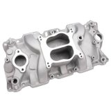 Professional Products Cyclone Intake Manifolds 52001 Manifold, Cyclone, Carbureted, Aluminum, Natural, Chevy, Small Block, Each thumbnail 1