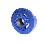 Professional Products Restoration Harmonic Balancers 85007 Balancer, Balancer, 28 oz. External Balance, Nodular Iron, 6.540 in. Diameter, Ford Blue, Ford, Small Block, Each thumbnail 2