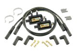 ACCEL Motorcycle Super Coil Kits 140403K Ignition Kit, Motorcycle, Black, 3.0 Ohms Resistance, Inductive Ignition, Coil, Wires, 4-Cylinder, Kit thumbnail 1